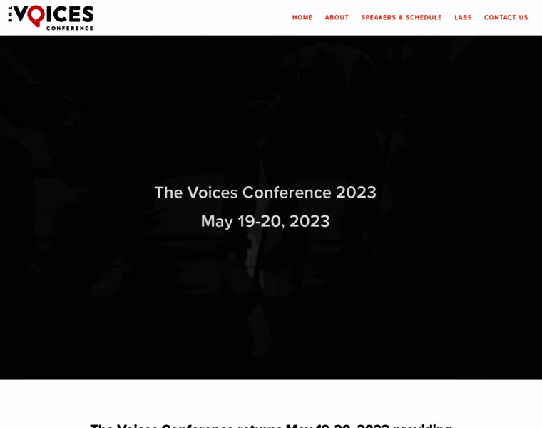 Thevoicesconference.com thumbnail