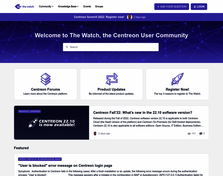 Thewatch.centreon.com thumbnail