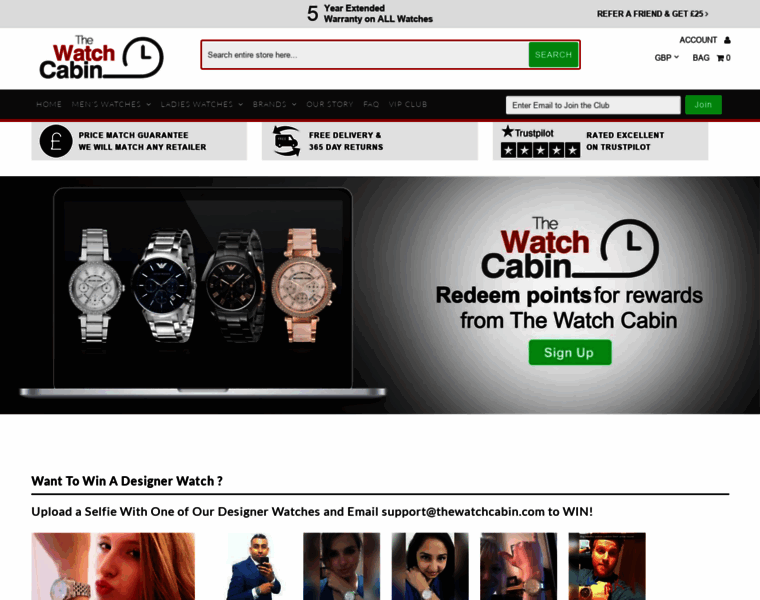 Thewatchcabin.com thumbnail