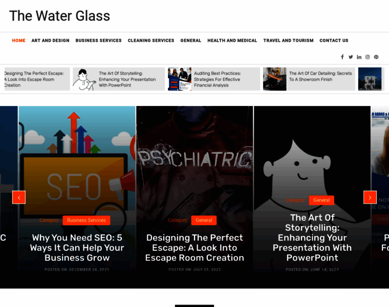 Thewaterglass.net thumbnail