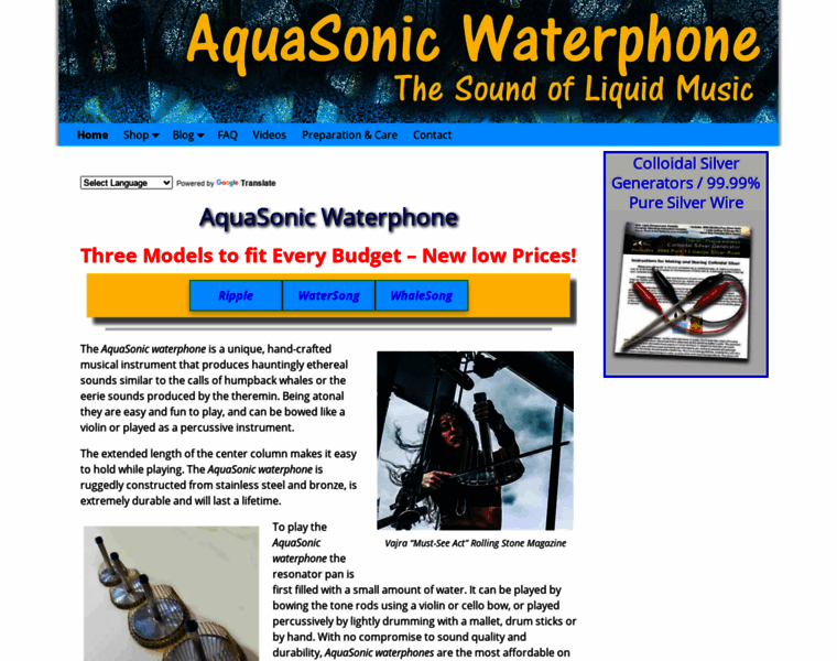 Thewaterphone.com thumbnail