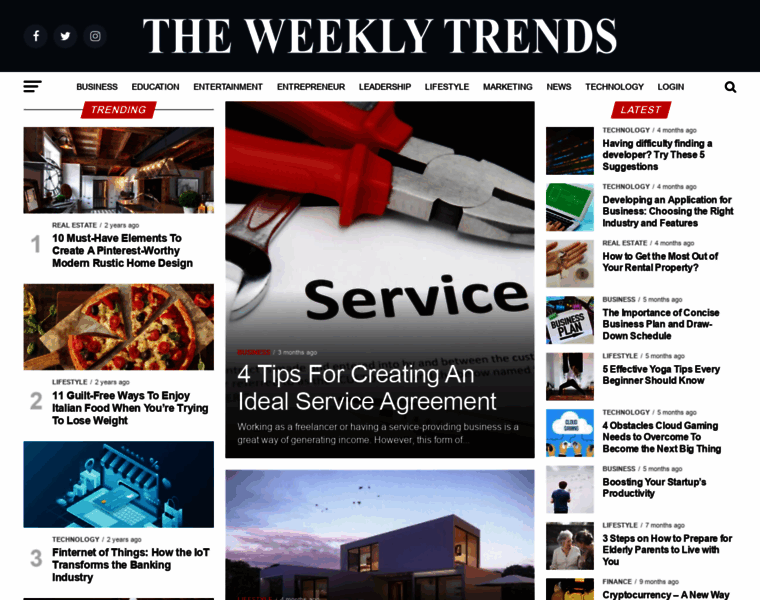 Theweeklytrends.com thumbnail