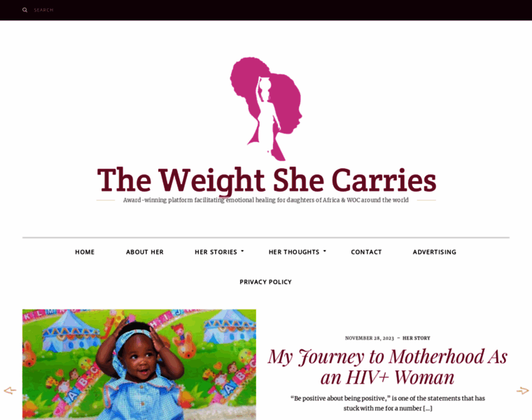 Theweightshecarries.com thumbnail