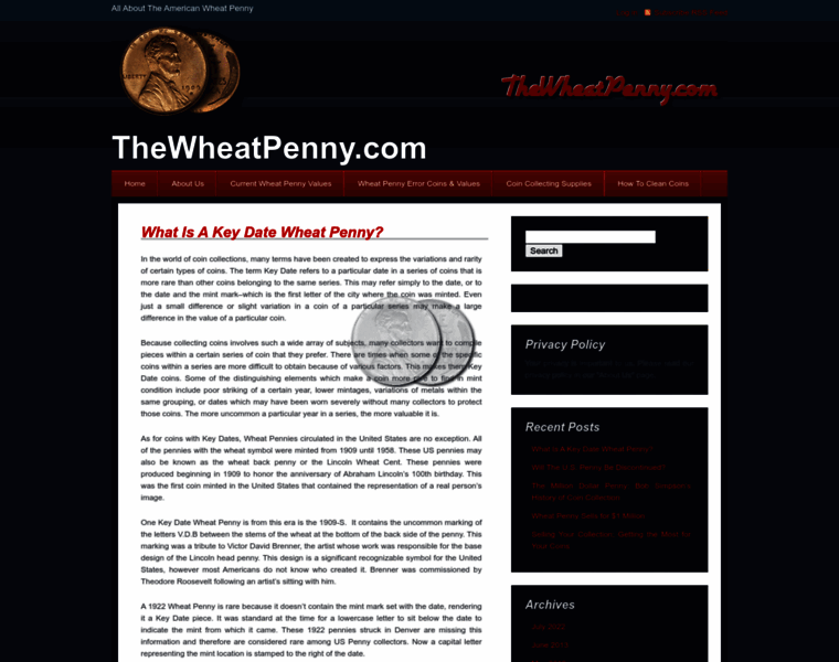 Thewheatpenny.com thumbnail