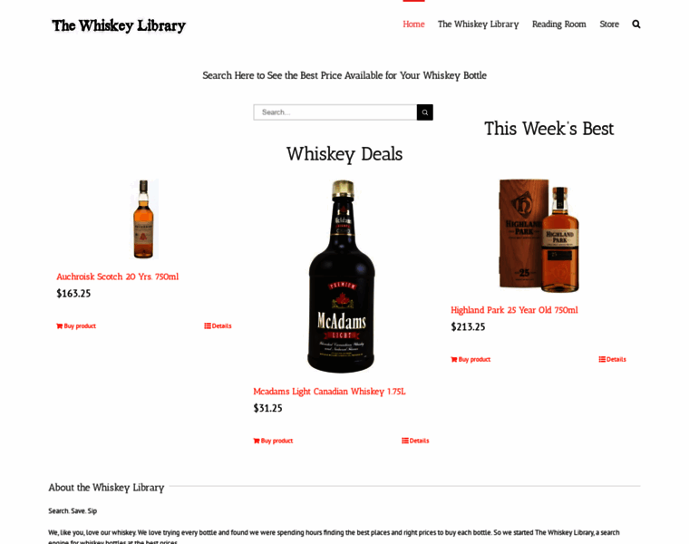 Thewhiskeylibrary.com thumbnail