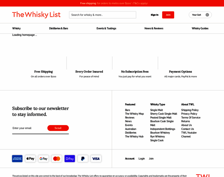 Thewhiskylist.com.au thumbnail