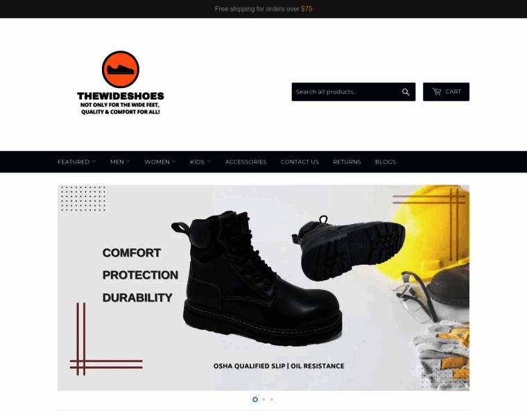 Thewideshoes.com thumbnail