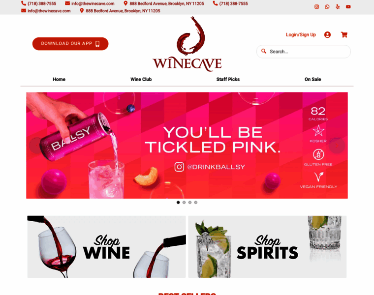 Thewinecave.com thumbnail
