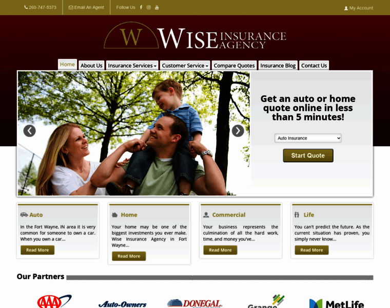 Thewiseinsuranceagency.com thumbnail