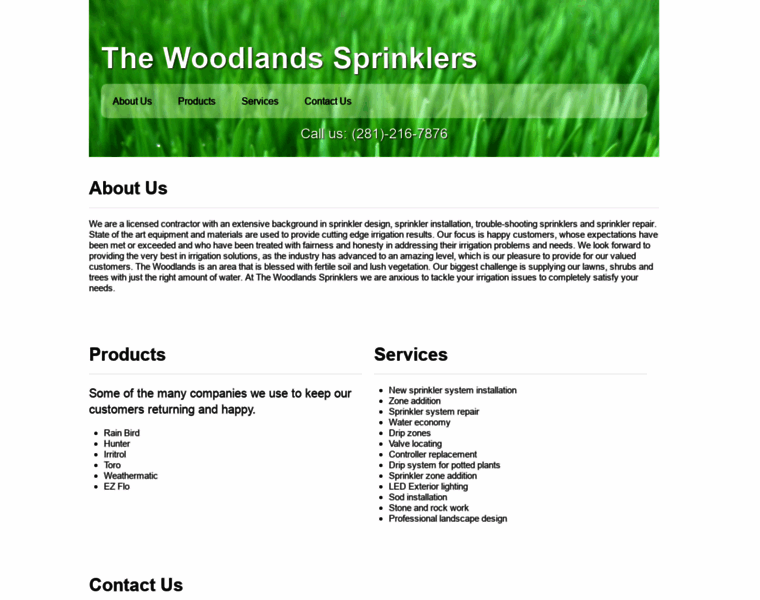 Thewoodlandssprinklers.com thumbnail