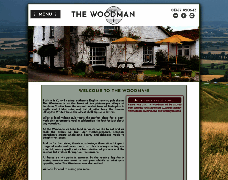 Thewoodmanfernham.co.uk thumbnail