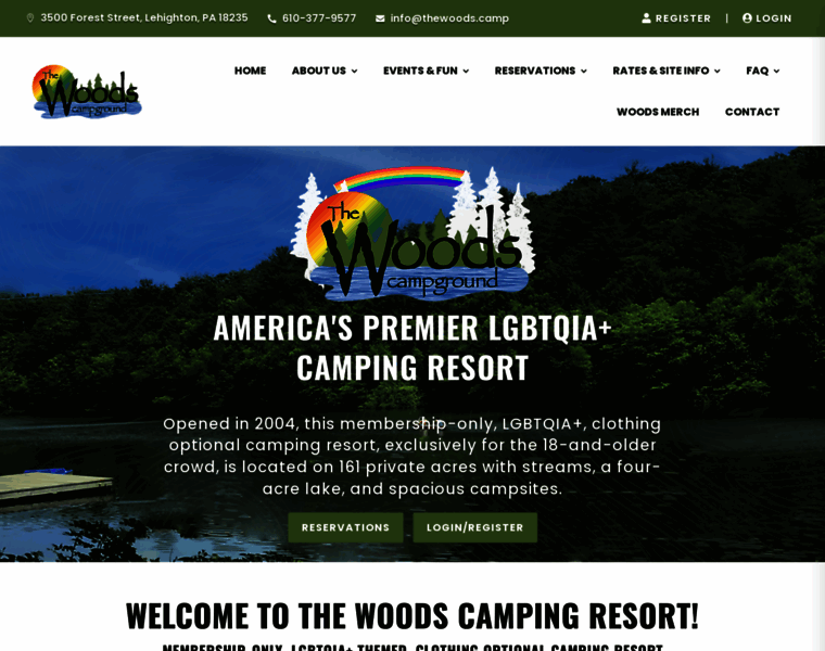 Thewoods.camp thumbnail