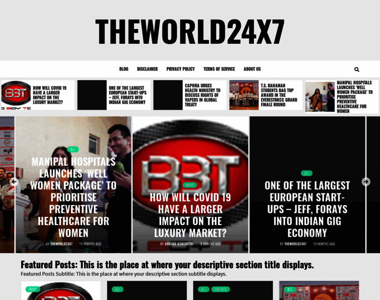 Theworld24x7.com thumbnail