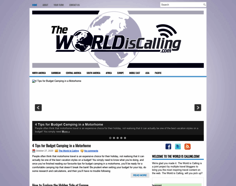 Theworldiscalling.com thumbnail