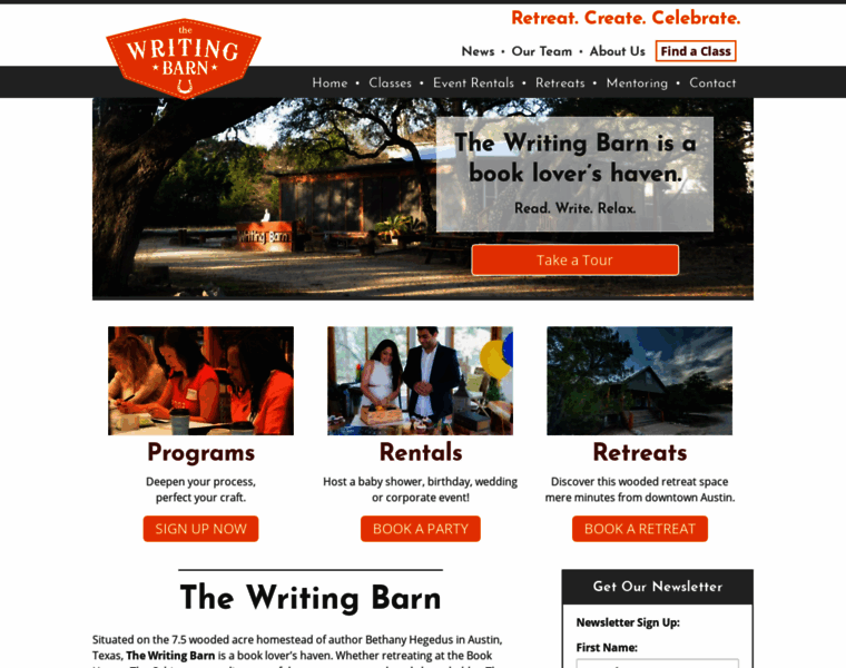 Thewritingbarn.com thumbnail