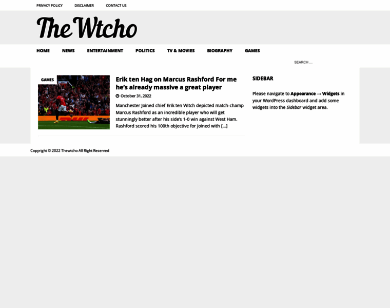 Thewtcho.com thumbnail