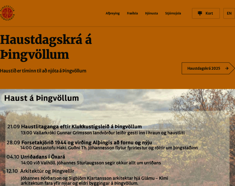 Thingvellir.is thumbnail