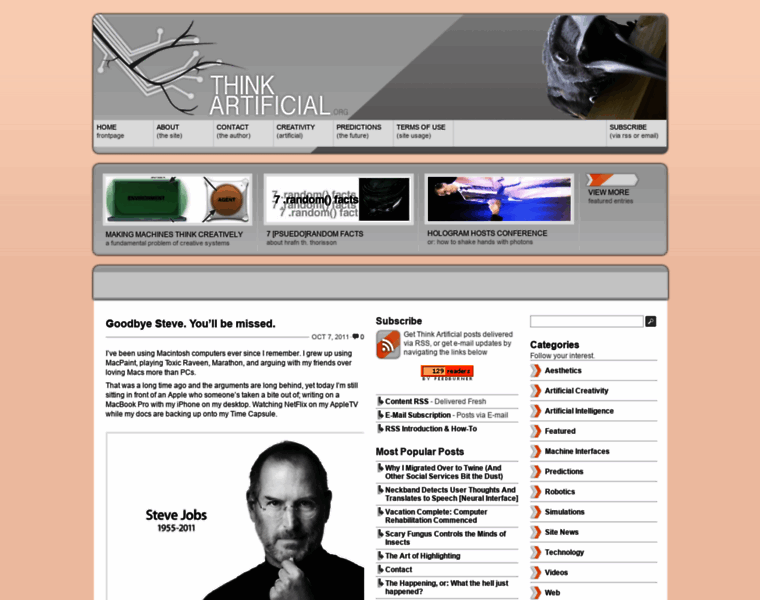 Thinkartificial.org thumbnail Thinkartificial.org thumbnail