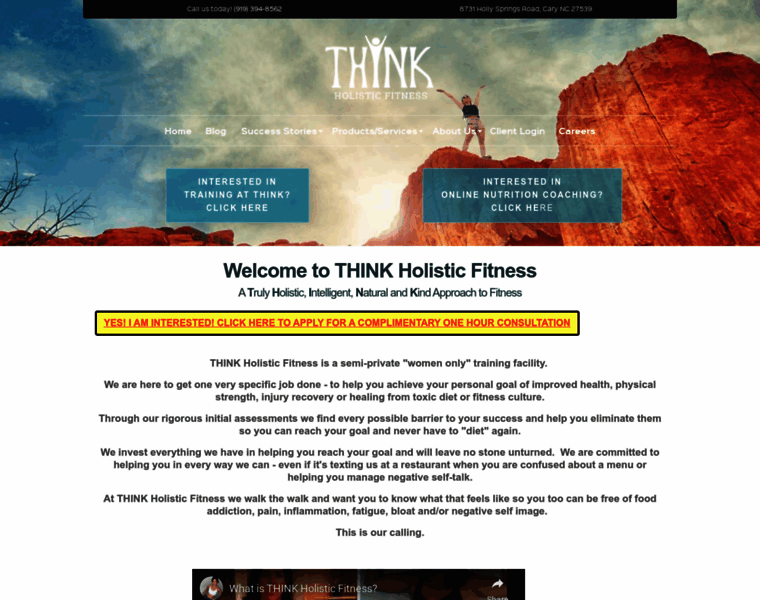 Thinkholisticfitness.com thumbnail