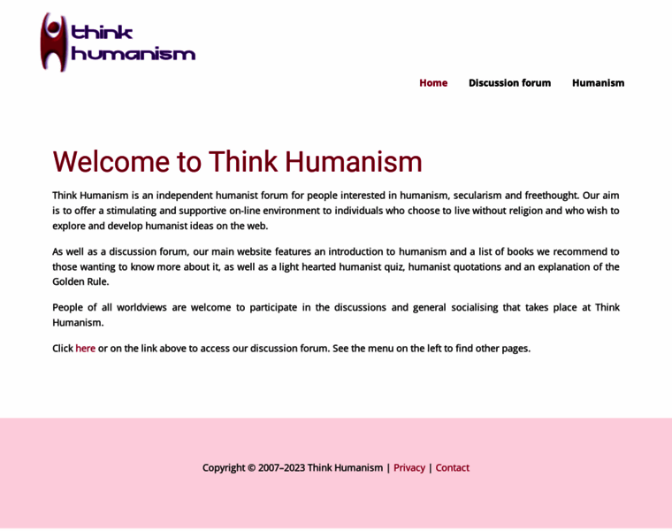 Thinkhumanism.com thumbnail