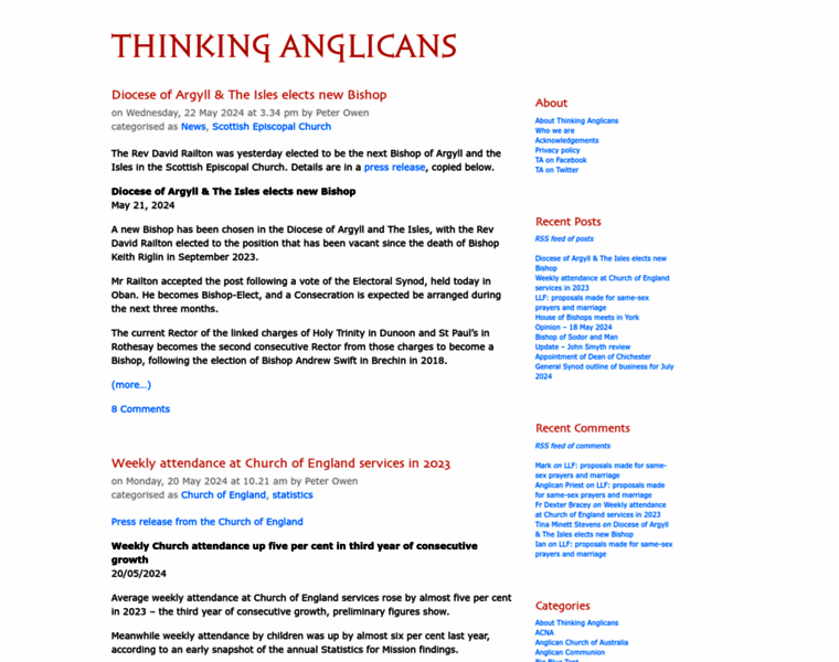 Thinkinganglicans.org.uk thumbnail