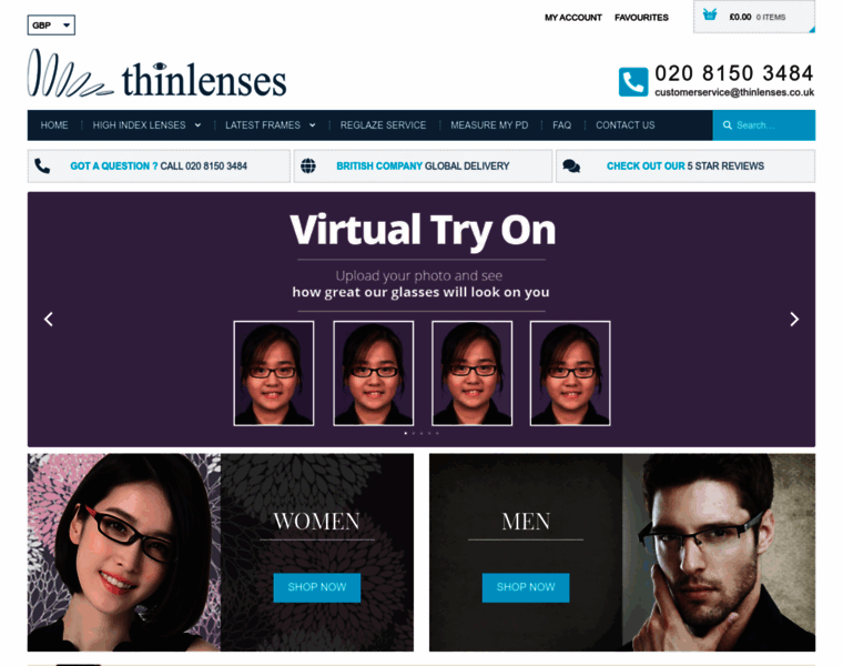 Thinlenses.co.uk thumbnail