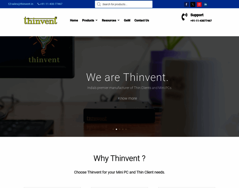 Thinvent.in thumbnail