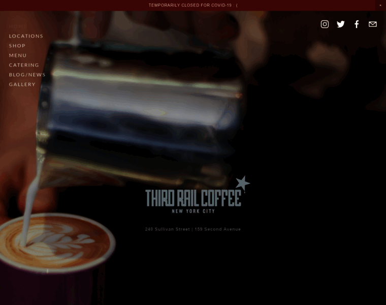 Thirdrailcoffee.com thumbnail