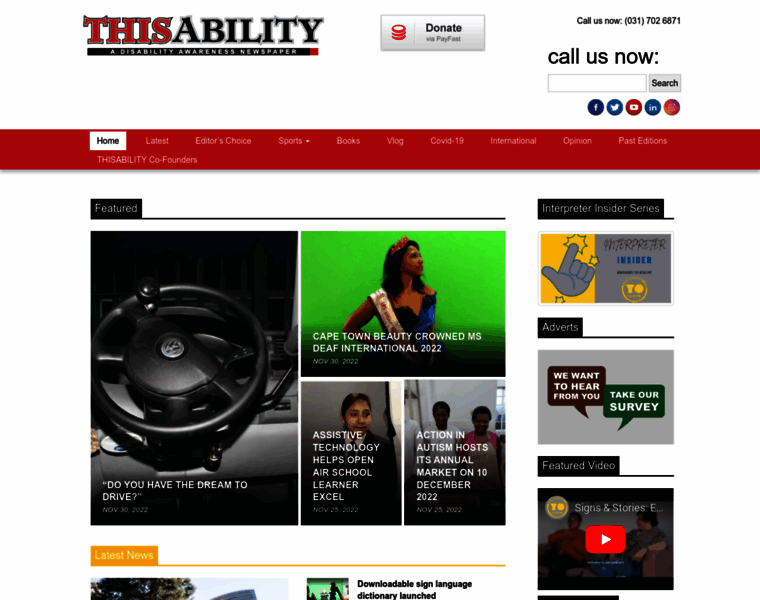 Thisability.co.za thumbnail
