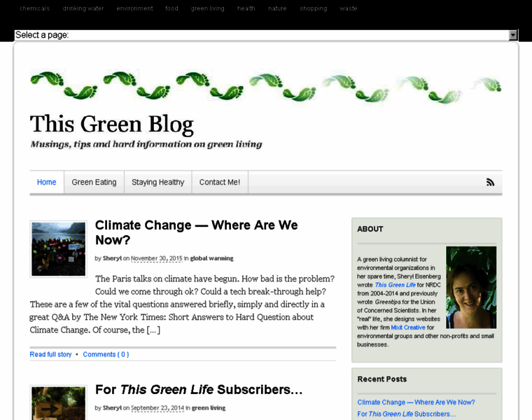 Thisgreenblog.com thumbnail