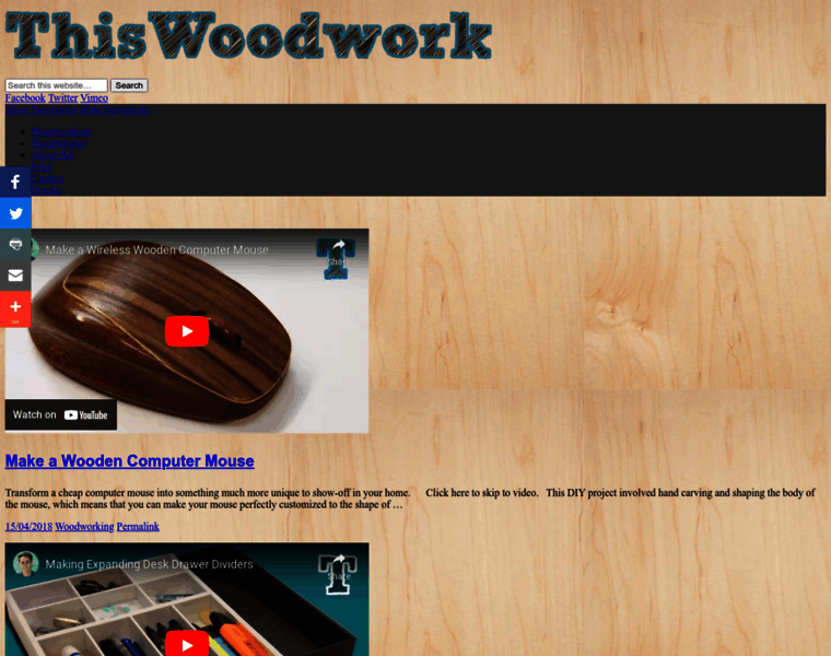 Thiswoodwork.com thumbnail