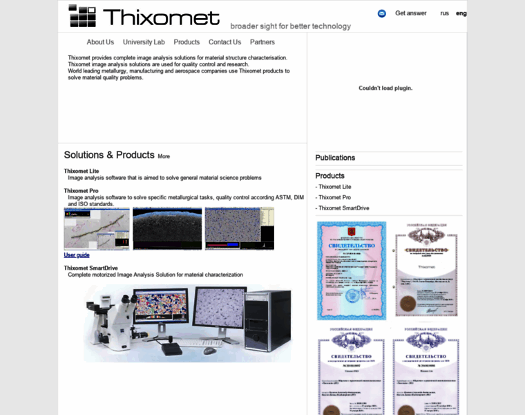 Thixomet.com thumbnail