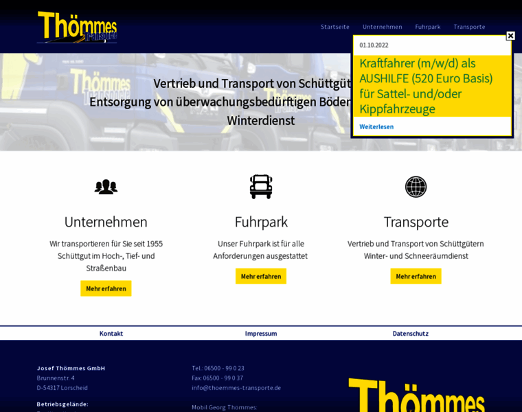 Thoemmes-transporte.de thumbnail