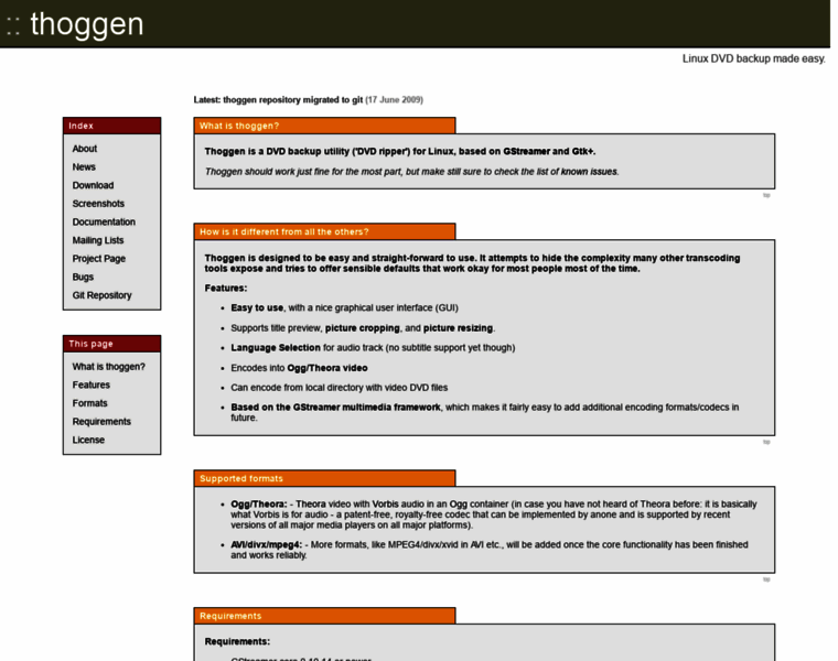 Thoggen.net thumbnail