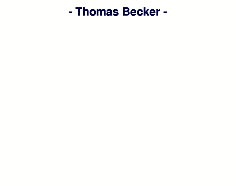 Thomas-becker.de thumbnail