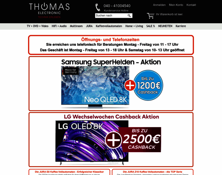 Thomas-electronic-online-shop.de thumbnail