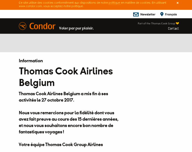 Thomascookairlines.fr thumbnail