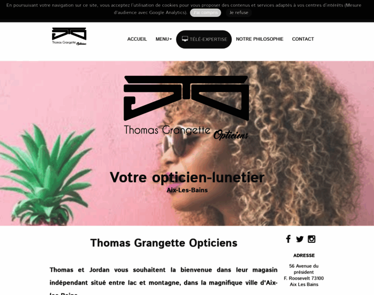 Thomasgrangette-opticiens.fr thumbnail