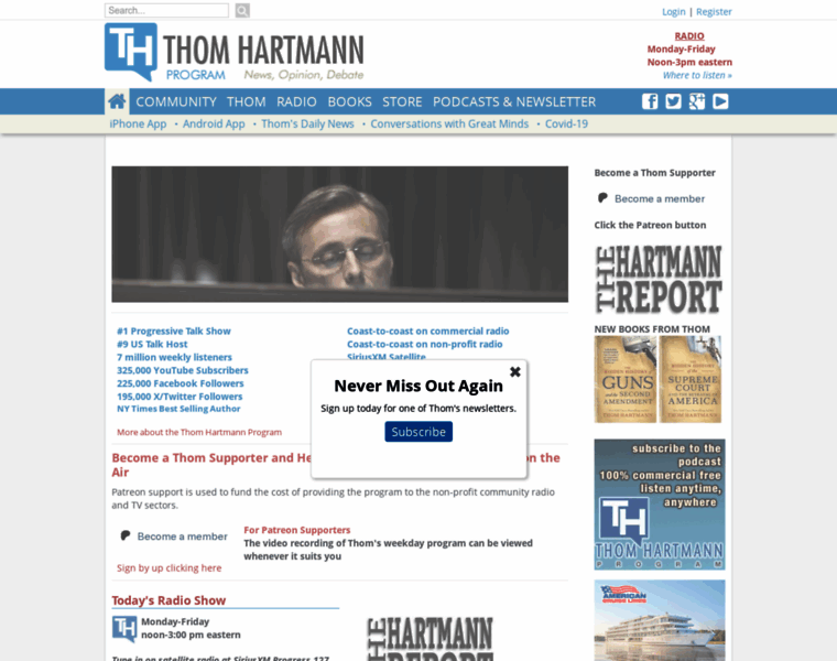 Thomhartmann.com thumbnail