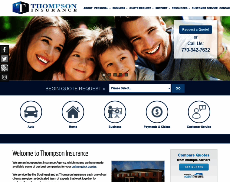 Thompsoninsurance.net thumbnail