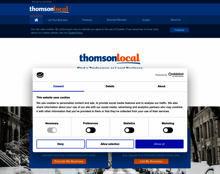 Thompsonlocal.com thumbnail