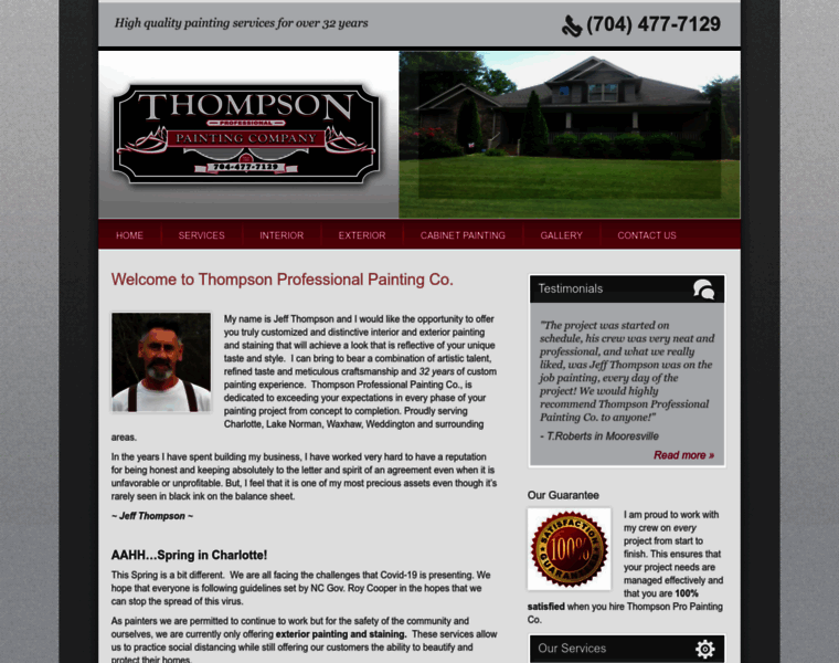 Thompsonpropainting.com thumbnail