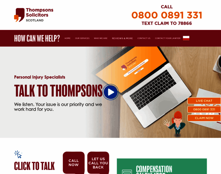 Thompsons-scotland.co.uk thumbnail