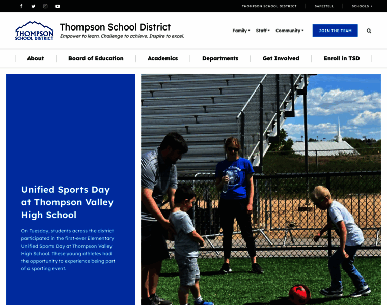 Thompsonschools.org thumbnail