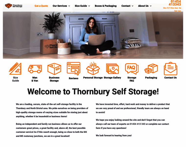 Thornburyselfstorage.co.uk thumbnail