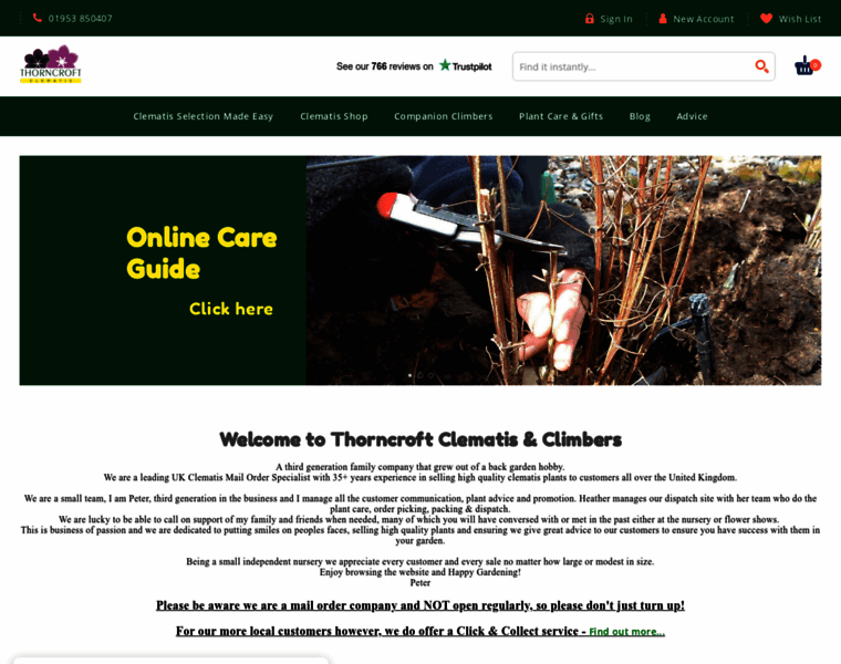Thorncroftclematis.co.uk thumbnail