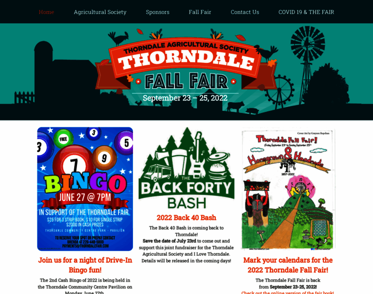 Thorndalefair.com thumbnail