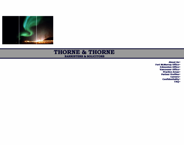 Thorneandthorne.ca thumbnail