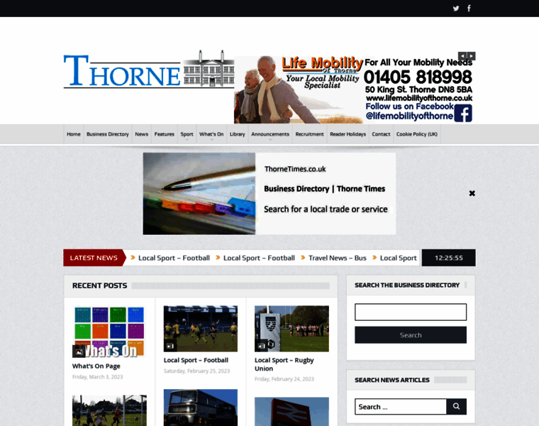 Thornetimes.co.uk thumbnail