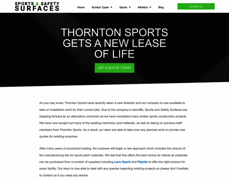 Thorntonsports.co.uk thumbnail